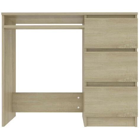 LES TENDANCES Bureau Chêne Sonoma 90x45x76 Cm 3 LES TENDANCES Bureau Chêne Sonoma 90x45x76 Cm