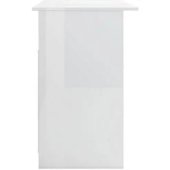 LES TENDANCES Bureau Avec Tiroirs Blanc Brillant 110x50x76 Cm 11 LES TENDANCES Bureau Avec Tiroirs Blanc Brillant 110x50x76 Cm -France Bureau Soldes 2022 66903809 5