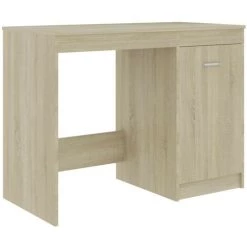 LES TENDANCES Bureau Chêne Sonoma 100x50x76 Cm -France Bureau Soldes 2022 66903965 3