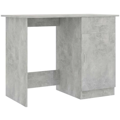 LES TENDANCES Bureau Gris Béton 100 X 50 X 76 Cm 5 LES TENDANCES Bureau Gris Béton 100 X 50 X 76 Cm – Image 3