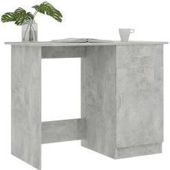LES TENDANCES Bureau Gris Béton 100 X 50 X 76 Cm 10 LES TENDANCES Bureau Gris Béton 100 X 50 X 76 Cm -France Bureau Soldes 2022 66904087 4