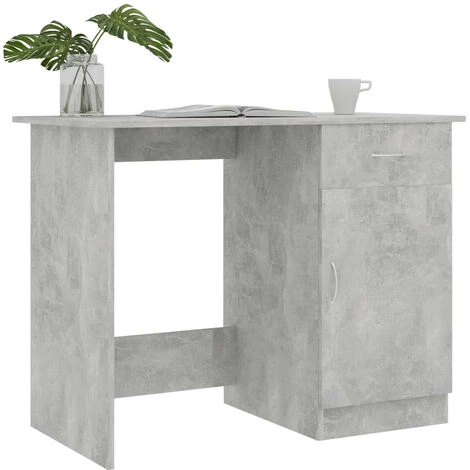 LES TENDANCES Bureau Gris Béton 100 X 50 X 76 Cm 6 LES TENDANCES Bureau Gris Béton 100 X 50 X 76 Cm – Image 4