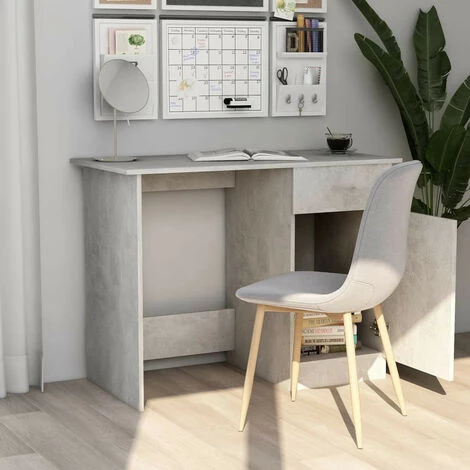 LES TENDANCES Bureau Gris Béton 100 X 50 X 76 Cm 7 LES TENDANCES Bureau Gris Béton 100 X 50 X 76 Cm – Image 5