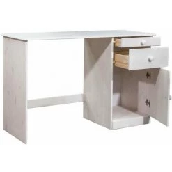 LES TENDANCES Bureau Avec Tiroirs 110x50x74 Cm Bois De Pin Massif 10 LES TENDANCES Bureau Avec Tiroirs 110x50x74 Cm Bois De Pin Massif -France Bureau Soldes 2022 66916332 4