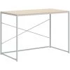 LES TENDANCES Bureau D'ordinateur Blanc Et Chêne 110x60x70 Cm -France Bureau Soldes 2022 66925770 1