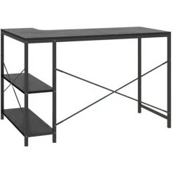 LES TENDANCES Bureau D'ordinateur Noir 110x72x70 Cm -France Bureau Soldes 2022 66925772 5
