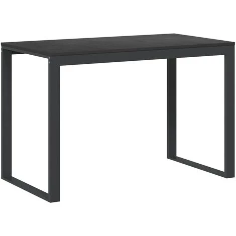 LES TENDANCES Bureau D'ordinateur Noir 110x60x73 Cm 3 LES TENDANCES Bureau D'ordinateur Noir 110x60x73 Cm