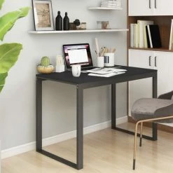 LES TENDANCES Bureau D'ordinateur Noir 110x60x73 Cm 8 LES TENDANCES Bureau D'ordinateur Noir 110x60x73 Cm -France Bureau Soldes 2022 66926046 2