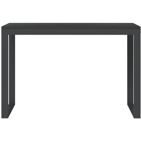 LES TENDANCES Bureau D'ordinateur Noir 110x60x73 Cm 5 LES TENDANCES Bureau D'ordinateur Noir 110x60x73 Cm – Image 3