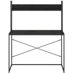 LES TENDANCES Bureau D'ordinateur Noir 110x60x138 Cm -France Bureau Soldes 2022 66926056 3