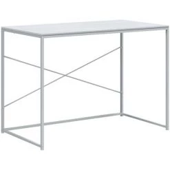 LES TENDANCES Bureau D'ordinateur Blanc 110x60x70 Cm
