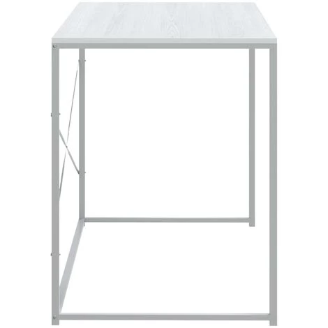 LES TENDANCES Bureau D'ordinateur Blanc 110x60x70 Cm 6 LES TENDANCES Bureau D'ordinateur Blanc 110x60x70 Cm – Image 4