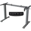 FEZIBO Bureau Assis Debout Électrique - Bureau Table Debout Réglable En Hauteur Avec Système Anti-Collision, Facile Assembler, Panneau Contrôle De 3 Fonctions Mémoires, Cadre Gris -France Bureau Soldes 2022 66991897 1