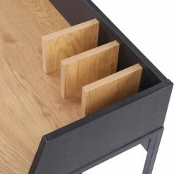 MOBILIER DECO LUIGI - Bureau Compact Avec Organisateur En Bois Et Métal - Bois 9 MOBILIER DECO LUIGI - Bureau Compact Avec Organisateur En Bois Et Métal - Bois -France Bureau Soldes 2022 67168586 3