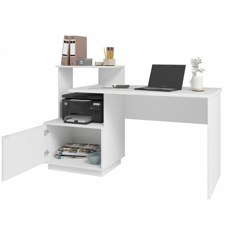 BEAUX MEUBLES PAS CHERS Bureau Et Rangement Intégré Blanc 3 BEAUX MEUBLES PAS CHERS Bureau Et Rangement Intégré Blanc
