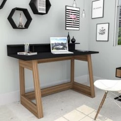 BEAUX MEUBLES PAS CHERS Bureau Et Surmeuble 135 Cm Chêne Et Noir 7 BEAUX MEUBLES PAS CHERS Bureau Et Surmeuble 135 Cm Chêne Et Noir -France Bureau Soldes 2022 67175999 2