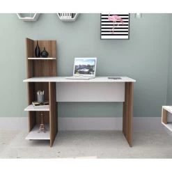 BEAUX MEUBLES PAS CHERS Bureau Et Rangement Intégré Blanc Châtaignier 10 BEAUX MEUBLES PAS CHERS Bureau Et Rangement Intégré Blanc Châtaignier -France Bureau Soldes 2022 67176003 4