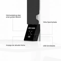 MAIDeSITe Poste De Travail Réglable En Hauteur, Double écran Bureau Assis-Debout Avec Plateau De Clavier Pour Moniteur PC, Clavier, Support Ordinateur Portable | Plate-Forme De 60x50cm, Capacité De 20 Kg - Blanc -France Bureau Soldes 2022 67176199 4