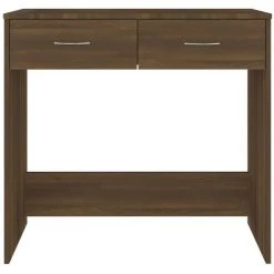 TRUE DEAL Bureau Chêne Marron 80x40x75 Cm Bois D'ingénierie 10 TRUE DEAL Bureau Chêne Marron 80x40x75 Cm Bois D'ingénierie -France Bureau Soldes 2022 67298971 4
