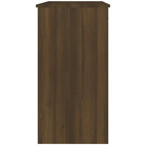 TRUE DEAL Bureau Chêne Marron 80x40x75 Cm Bois D'ingénierie 7 TRUE DEAL Bureau Chêne Marron 80x40x75 Cm Bois D'ingénierie – Image 5