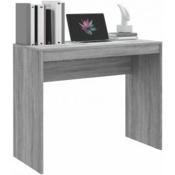TRUE DEAL Bureau Sonoma Gris 90x40x72 Cm Bois D'ingénierie -France Bureau Soldes 2022 67307169 4