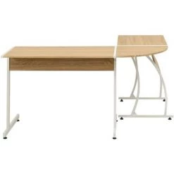 DOC&ET² Bureau D'angle En Forme De L Chêne - Brun -France Bureau Soldes 2022 67319306 3