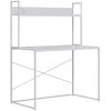 DOC&ET² Bureau D'ordinateur Blanc 110x60x138 Cm Aggloméré - Blanc