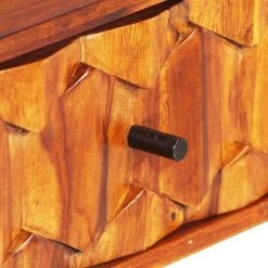 DOC&ET² Table D'écriture Bois Massif De Sesham 118 X 50 X 76 Cm - Brun -France Bureau Soldes 2022 67319425 5