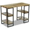 DOC&ET² Bureau En Bois De Manguier 110 X 50 X 76 Cm - Brun