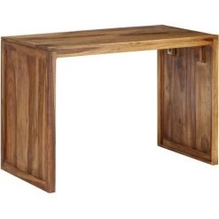 DOC&ET² Table D'écriture Bois Massif De Sesham 110 X 55 X 76 Cm - Brun 11 DOC&ET² Table D'écriture Bois Massif De Sesham 110 X 55 X 76 Cm - Brun -France Bureau Soldes 2022 67320518 5