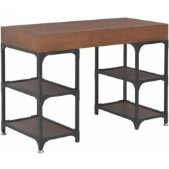 DOC&ET² Bureau Avec 3 Tiroirs 110x50x78 Cm Bois De Sapin Massif -France Bureau Soldes 2022 67320647 4