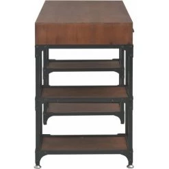 DOC&ET² Bureau Avec 3 Tiroirs 110x50x78 Cm Bois De Sapin Massif -France Bureau Soldes 2022 67320647 5