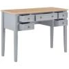 DOC&ET² Bureau Gris 109.5 X 45 X 77.5 Cm Bois - Gris -France Bureau Soldes 2022 67320650 1
