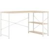DOC&ET² Bureau D'ordinateur Blanc Et Chêne 120 X 72 X 70 Cm - Blanc 1 DOC&ET² Bureau D'ordinateur Blanc Et Chêne 120 X 72 X 70 Cm - Blanc -France Bureau Soldes 2022 67320798 1