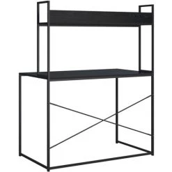 DOC&ET² Bureau D'ordinateur Noir 110x60x138 Cm Aggloméré - Noir -France Bureau Soldes 2022 67321501 5