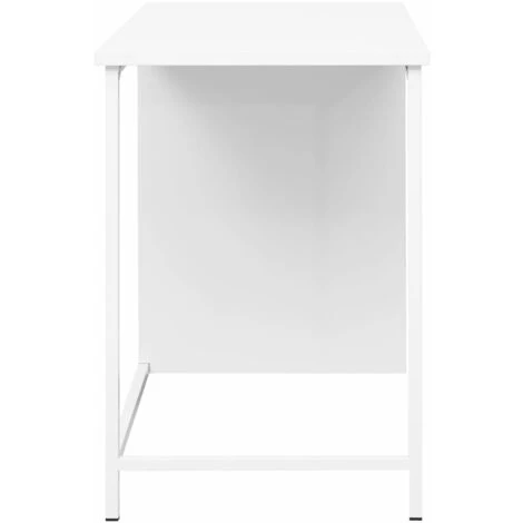 DOC&ET² Bureau Industriel Avec Tiroirs Blanc 105x52x75 Cm Acier - Blanc 6 DOC&ET² Bureau Industriel Avec Tiroirs Blanc 105x52x75 Cm Acier - Blanc – Image 4