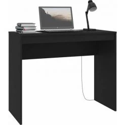 DOC&ET² Bureau Noir 90 X 40 X 72 Cm Aggloméré - Noir -France Bureau Soldes 2022 67322064 3