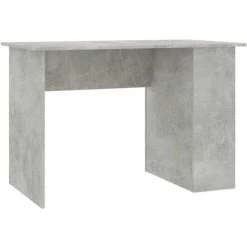 DOC&ET² Bureau Gris Béton 110x60x73 Cm Aggloméré - Gris