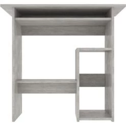 DOC&ET² Bureau Gris Béton 80 X 45 X 74 Cm Aggloméré - Gris -France Bureau Soldes 2022 67322742 5