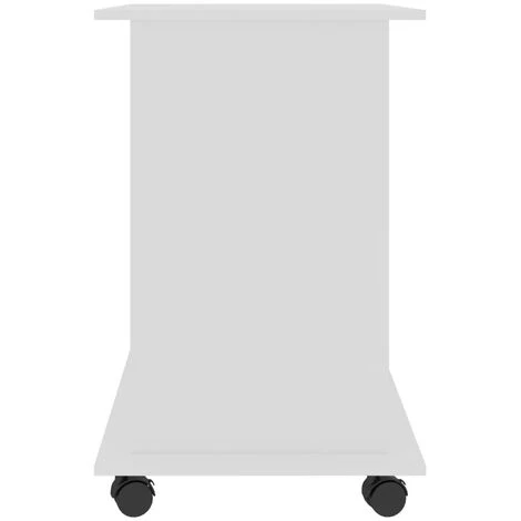 DOC&ET² Bureau D'ordinateur Blanc 80x50x75 Cm Aggloméré - Blanc 7 DOC&ET² Bureau D'ordinateur Blanc 80x50x75 Cm Aggloméré - Blanc – Image 5