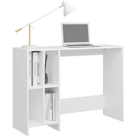 DOC&ET² Bureau D'ordinateur Portable Blanc 102.5x35x75 Cm Aggloméré - Blanc 7 DOC&ET² Bureau D'ordinateur Portable Blanc 102.5x35x75 Cm Aggloméré - Blanc – Image 5