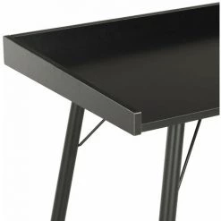DOC&ET² Bureau Noir 90x50x79 Cm - Noir -France Bureau Soldes 2022 67323135 4