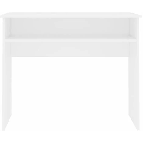 DOC&ET² Bureau Blanc 90x50x74 Cm Aggloméré - Blanc 6 DOC&ET² Bureau Blanc 90x50x74 Cm Aggloméré - Blanc – Image 4