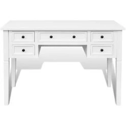 DOC&ET² Bureau Blanc à 5 Tiroirs - Blanc -France Bureau Soldes 2022 67323226 3