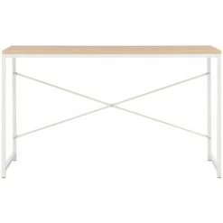 DOC&ET² Bureau D'ordinateur Blanc Et Chêne 120 X 60 X 70 Cm - Blanc 9 DOC&ET² Bureau D'ordinateur Blanc Et Chêne 120 X 60 X 70 Cm - Blanc -France Bureau Soldes 2022 67323277 3