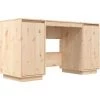 DOC&ET² Bureau 140x50x75 Cm Bois Massif De Pin - Brun 1 DOC&ET² Bureau 140x50x75 Cm Bois Massif De Pin - Brun -France Bureau Soldes 2022 67323655 1