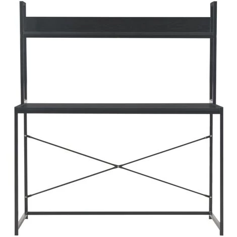 DOC&ET² Bureau D'ordinateur Noir 120 X 60 X 138 Cm - Noir 5 DOC&ET² Bureau D'ordinateur Noir 120 X 60 X 138 Cm - Noir – Image 3