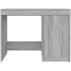 DOC&ET² Buffet Sonoma Gris 100x50x76 Cm Bois D'ingénierie - Gris -France Bureau Soldes 2022 67323848 4