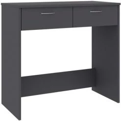DOC&ET² Bureau Gris 80x40x75 Cm Aggloméré - Gris