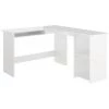 DOC&ET² Bureau D'angle Forme De L Blanc Brillant 120x140x75cm Aggloméré - Blanc 1 DOC&ET² Bureau D'angle Forme De L Blanc Brillant 120x140x75cm Aggloméré - Blanc -France Bureau Soldes 2022 67324056 1